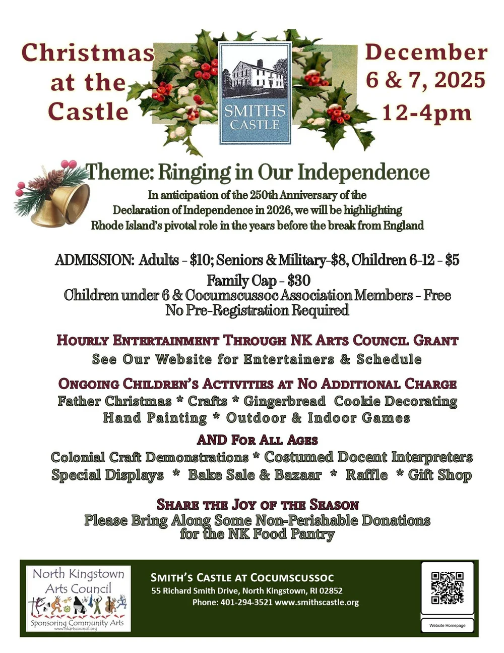 Christmas at the castle