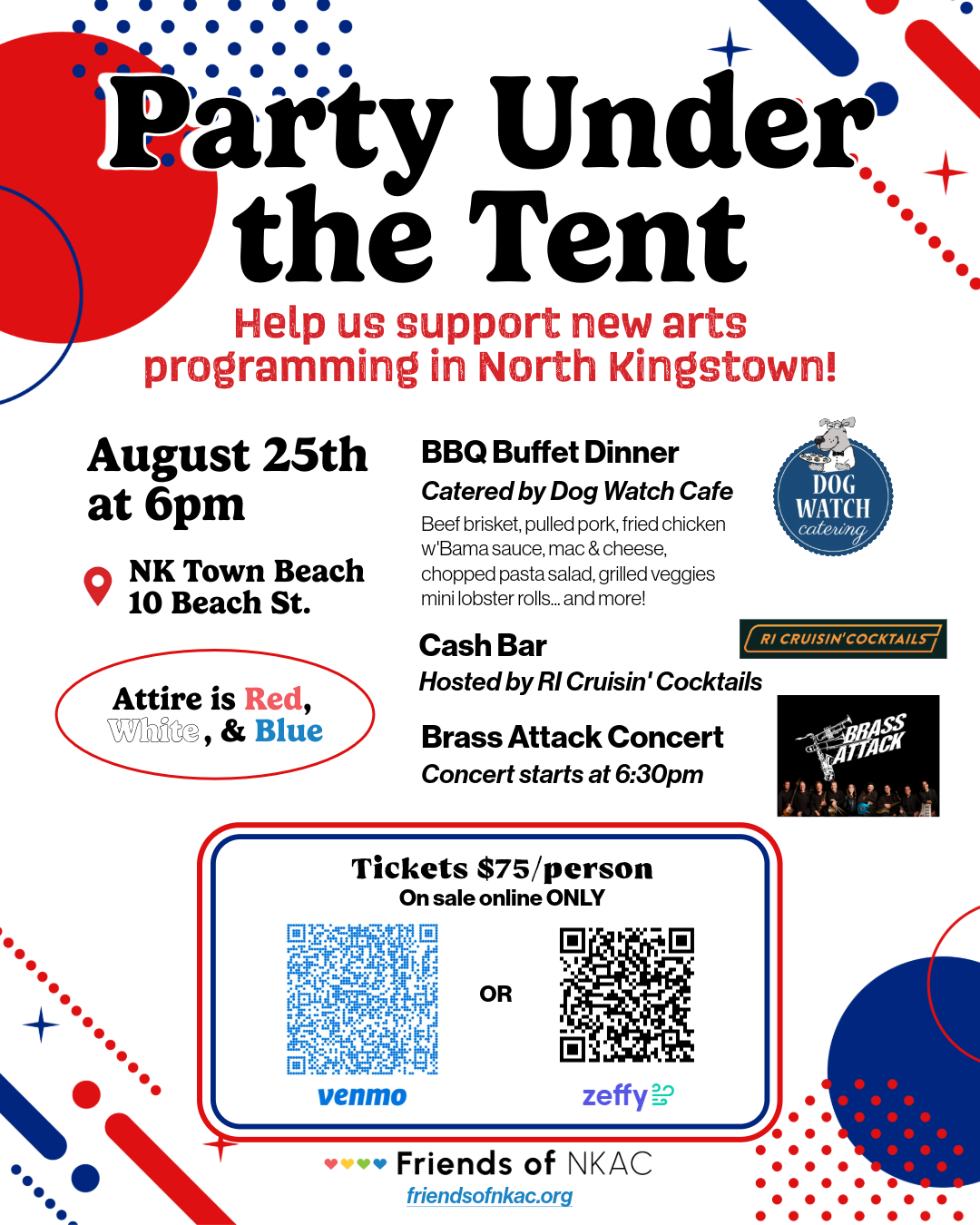 Party Under the Tent Fundraiser Dinner